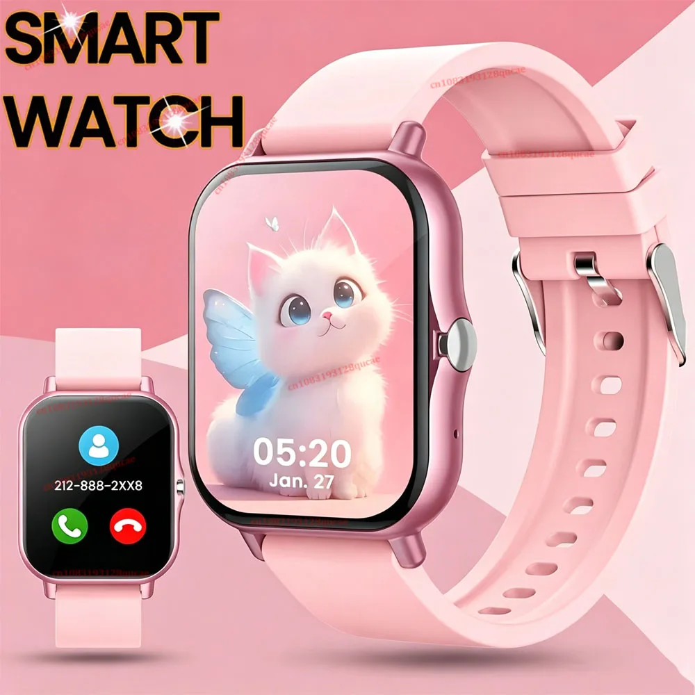 Nouvelle Montre Connectée 2026 pour Hommes et Femmes – Cadeau Idéal – Écran Tactile Complet – Montre Sport et Fitness – Appel Bluetooth – Montre Intelligente Électronique Numérique Hw12