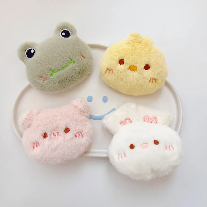 Cartoon Anime Plushie Soft Stuffed Keychain Bag Pendant Plush Doll Brooch Frog Kawaii Animal Diy Accessories Gifts For Girls