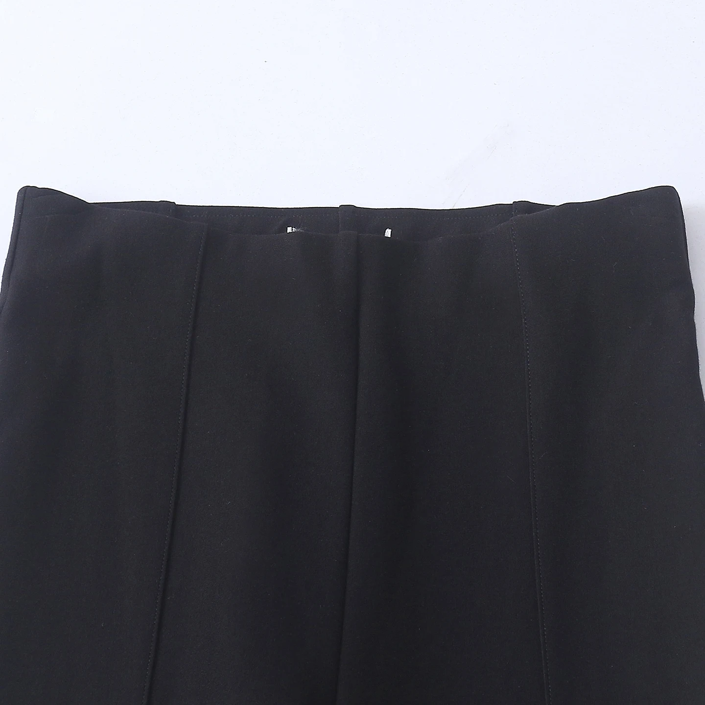 Elegant Simple Fit Women's Elastic Waist Long Pants Spring Autumn New Style Versatile Slimming Micro Elastic Footwear Trousers