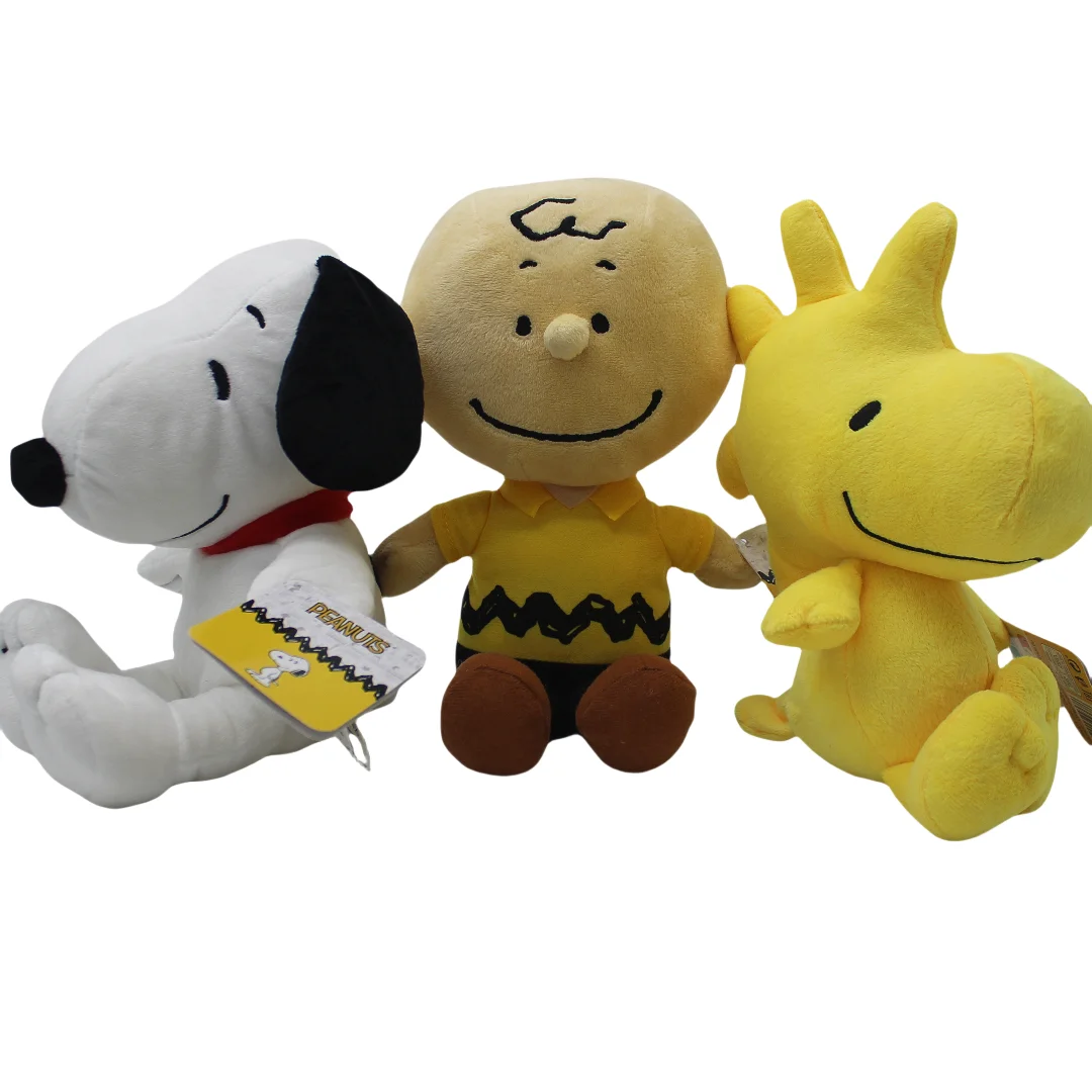 2/3 Stück 25 cm Erdnüsse Snoopy Charlie Brown Woodstock Plüsch Stofftiere Snoopy Hund Stoffpuppen