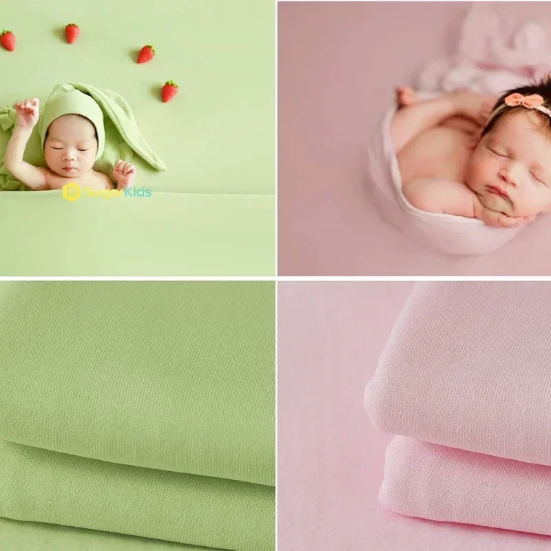 Blanket Fabric for Newborn Photography Bean Bag Cover Photo Props Backdrop Backdround Stretch Photoshoot Wraps Shoot Studio