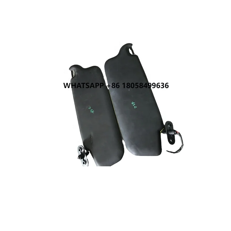 

Black Leather About Car Sunvisor Sunroof Sun Visor Interior Vanity Mirror for Ferrari 599GTB 599GTB