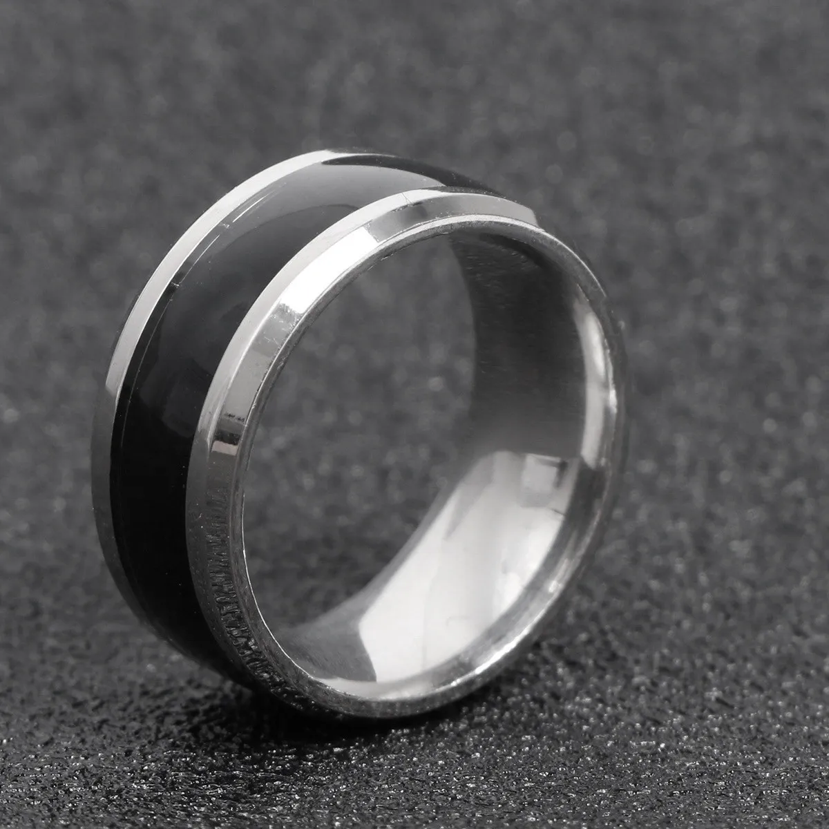 Heat Discoloration Ring Premium Metal Temperature Sensitive Color Changing Finger Ring Stylish Unisex Fashion Jewelry Birthday