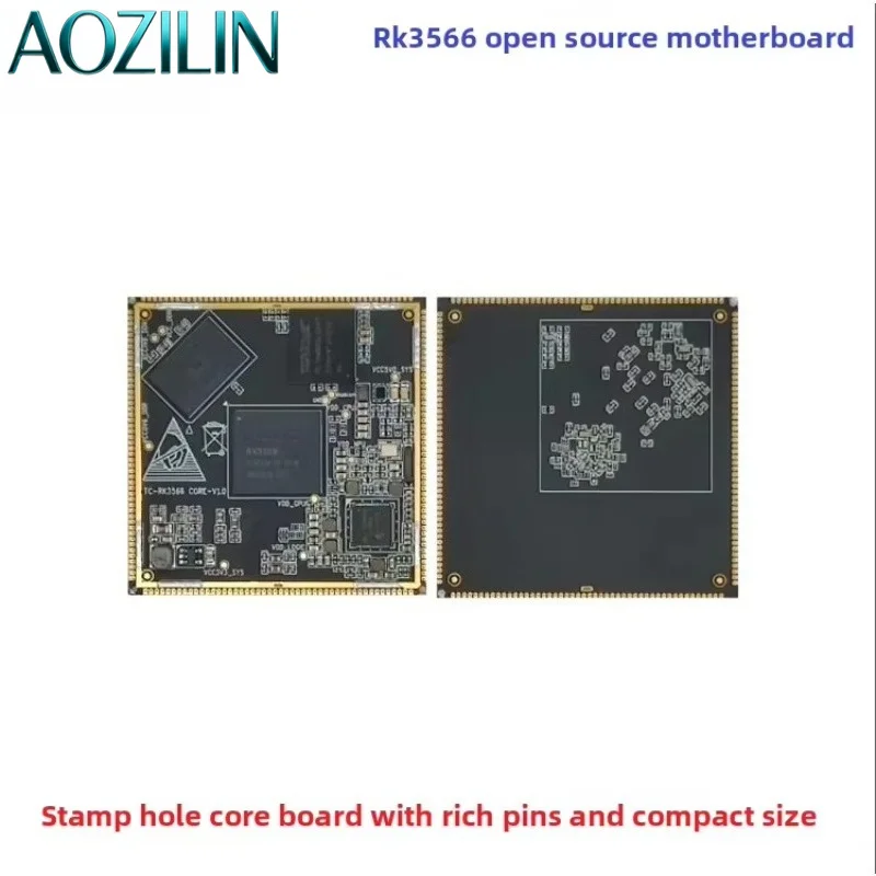 AOZILIN Micro RK3566 Core Development Board Support Android Ubuntu Debian Buildroot Open Source Custom Embedded Board