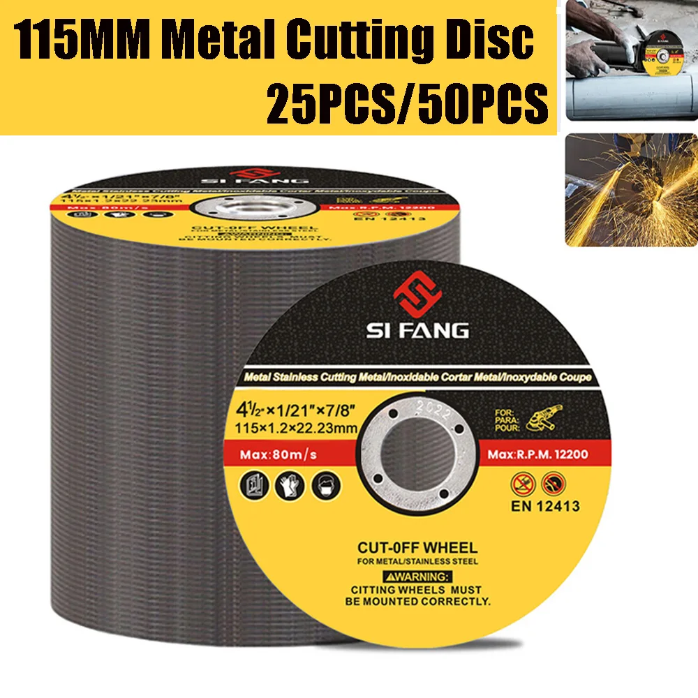 115mm Metal Cutting Disc 4.5"Grinding Wheel Disc Grinding Machine Circular Saw Blade for Iron Stainless Steel Cutting Wheel