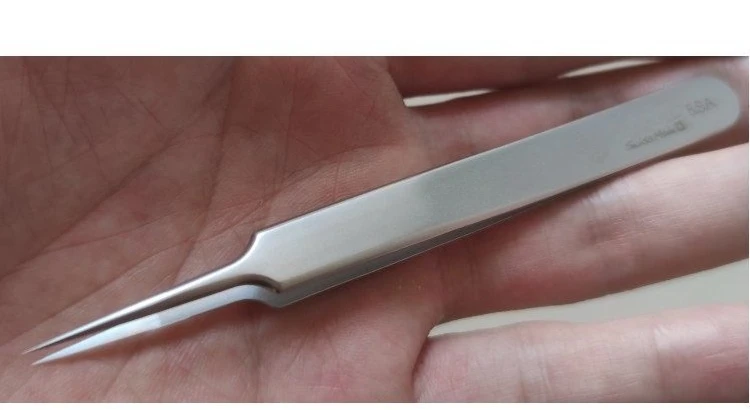 

Микроскоп лабораторный медицинский, биологический, с зажимом, импорт из Швейцарии, высокоточные супертонкие пинцеты 5.SA