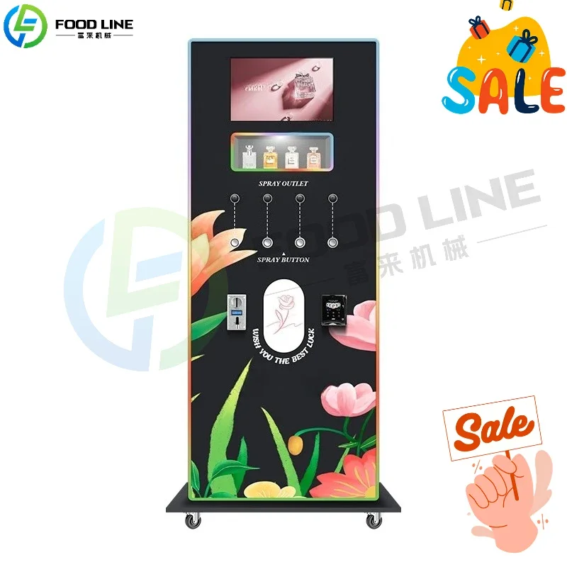

Automatic Perfume Vending Machine 24/7 Fragrance Dispenser with Premium Brands for Shopping Centers Airports
