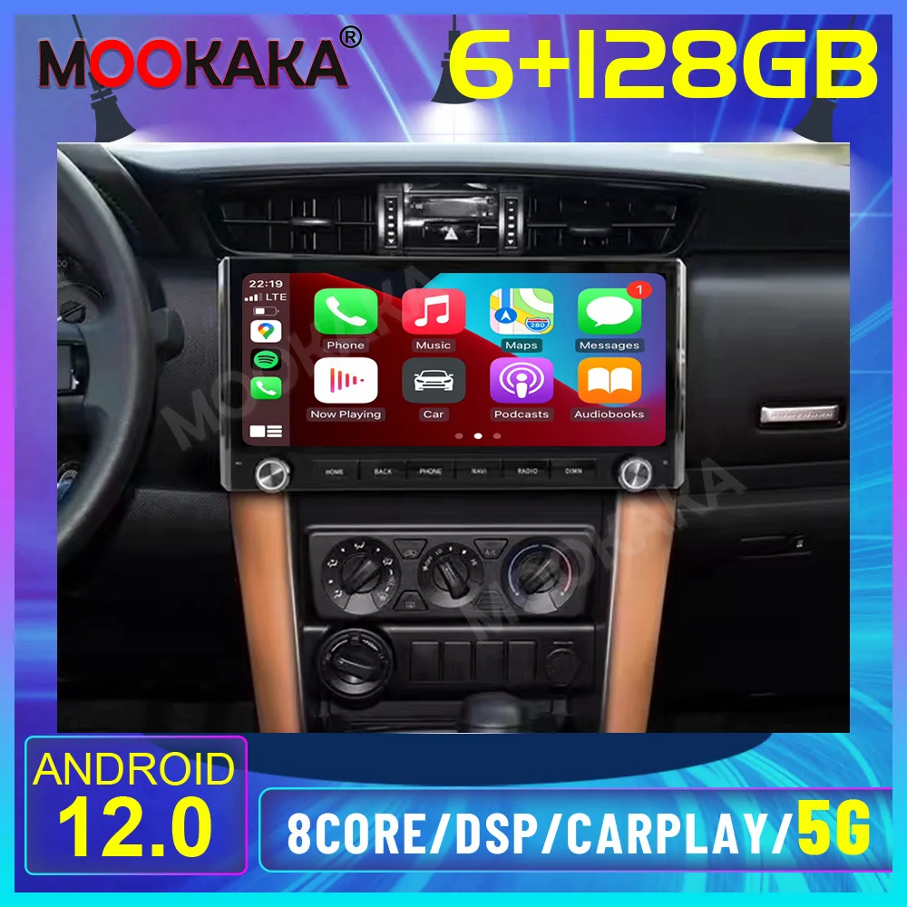 

128G 12.3 Inch Android 12 Car Radio Carplay DSP IPS For Toyota Runner 2015-2021 Multimedia Video Player GPS Navigation 4G WIF