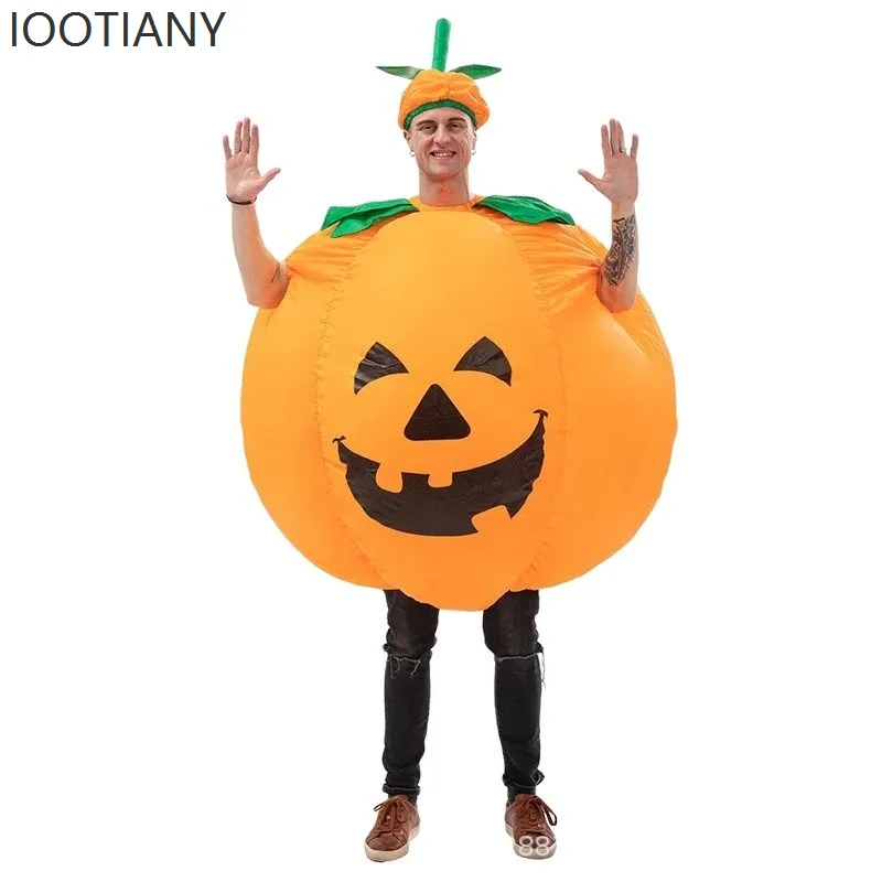 

IOOTIANY Inflatable Pumpkin Costume Halloween Christmas Party Role Playing Stage Performance Costume Funny Inflatable Costume