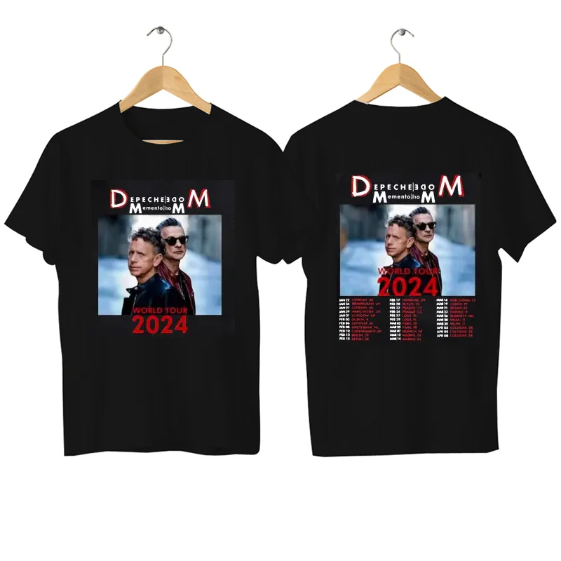 Rock Depeche Cool Mode Tour 2024 New Graphic Men men Casual Fashion Gothic Vintage Hip Hop tshirts