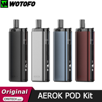 Original Wotofo Aerok Pod Kit 5-30W Vape with 1650mAh Battery 4ml Pod Cartridge 0.6/0.8ohm nexMESH E Cigarette MTL RDL Vaporizer