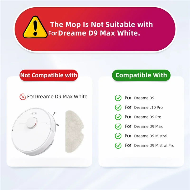 

AC39-для Dreame D9, D9 Max, L10 Pro, комплект пылесоса Trouver LDS Finder: роликовая боковая щетка, фильтр Hepa, ткань для швабры
