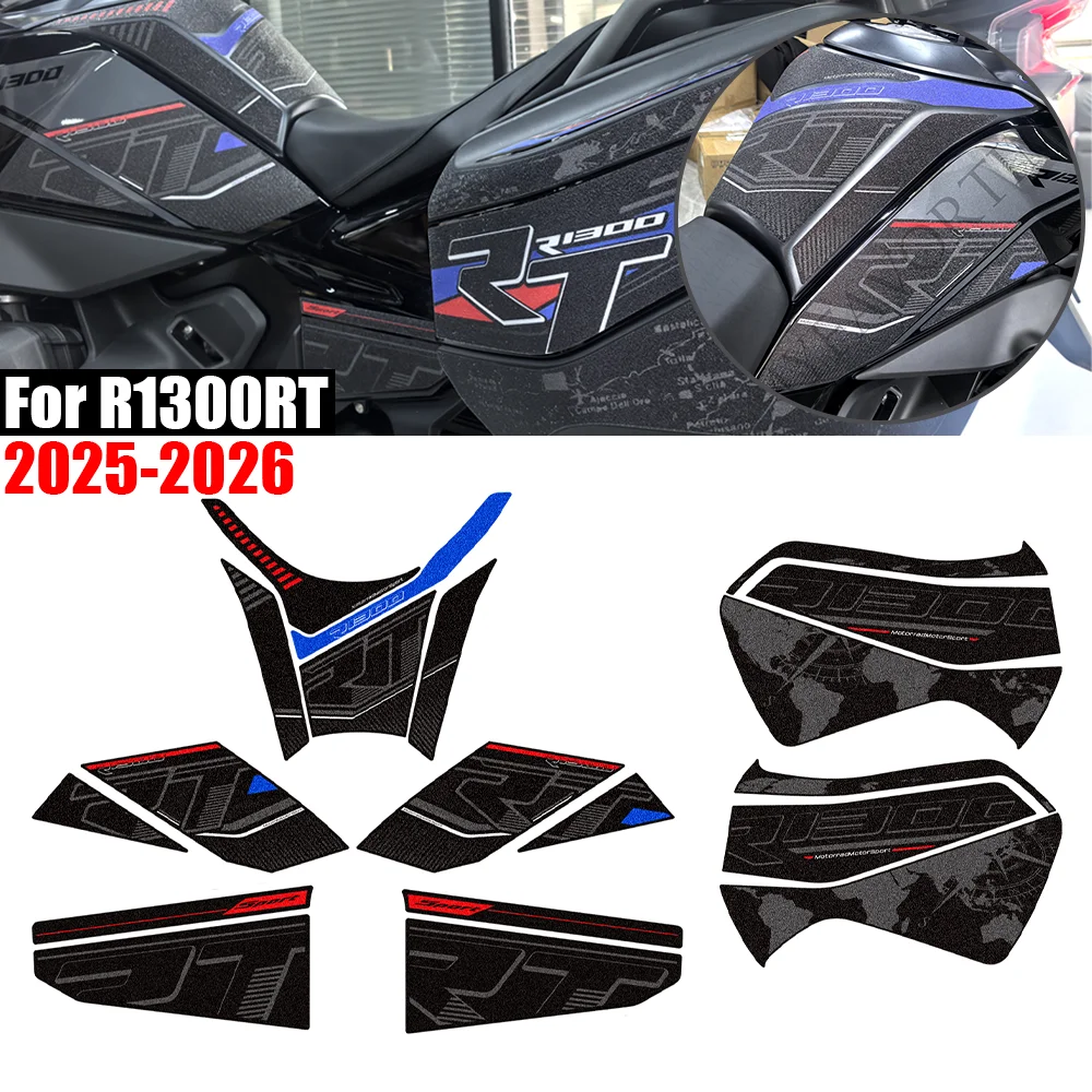 

For R1300RT R 1300 RT R1300 moto Tank Pad TankPad Cap Fuel Knee Top Trunk Luggage Panniers Cases Stickers Box Decals Protector