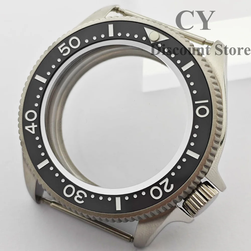 richus-nh-ケース-37-ミリメートルシルバーステンレス鋼サファイアクリスタル時計ケース飛行機セラミックベゼルフィット-nh35-nh36-ムーブメントアクセサリー