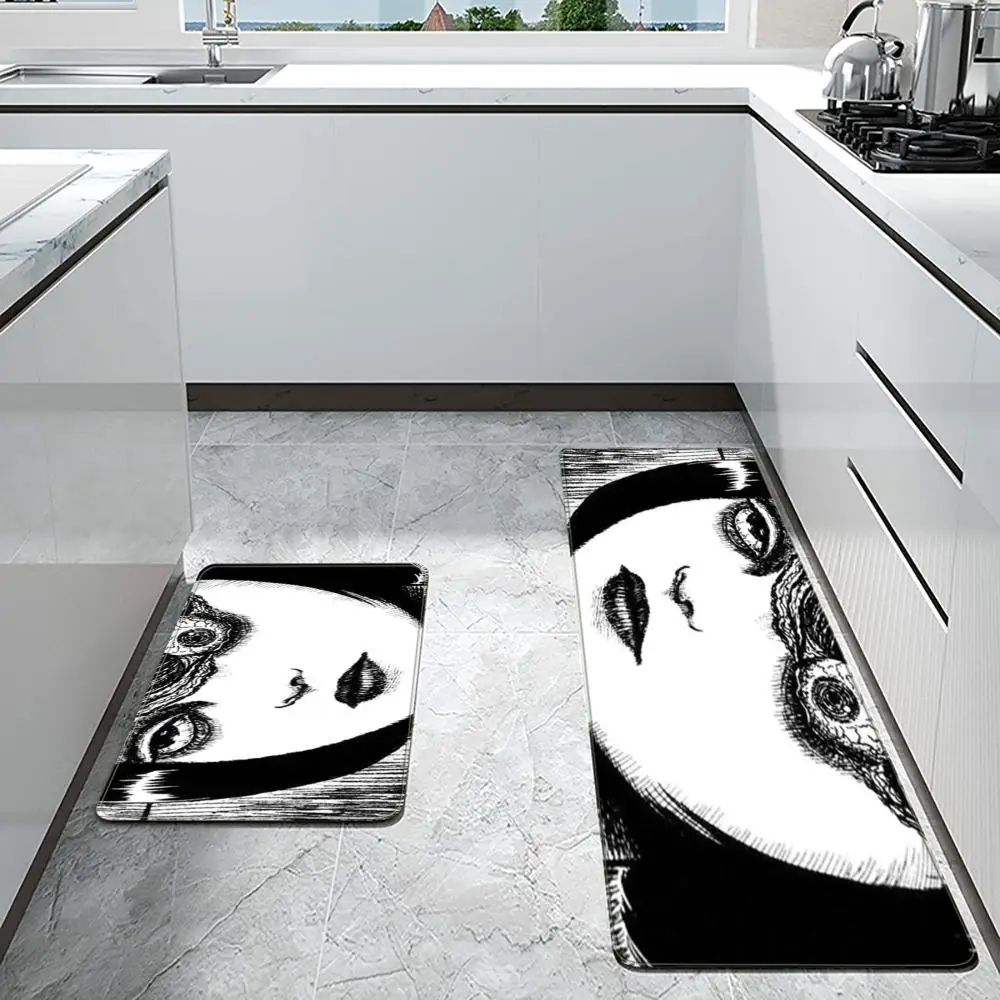 Junji Ito Tappetino Ingresso Zerbino Tappetini Da Bagno Tappetino Antiscivolo Tappeti Tappeto Ingresso Di Casa Tappetino Da Cucina Personalizzato Tappeto Carino