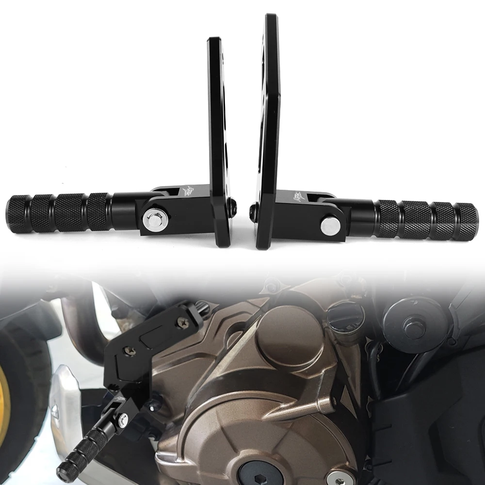 

For Honda CRF1100L Africa Twin / DCT Africa Twin Adventure Motorcycle Highway Peg Mounts Rider Foot Pegs Footrest Kit Foldable