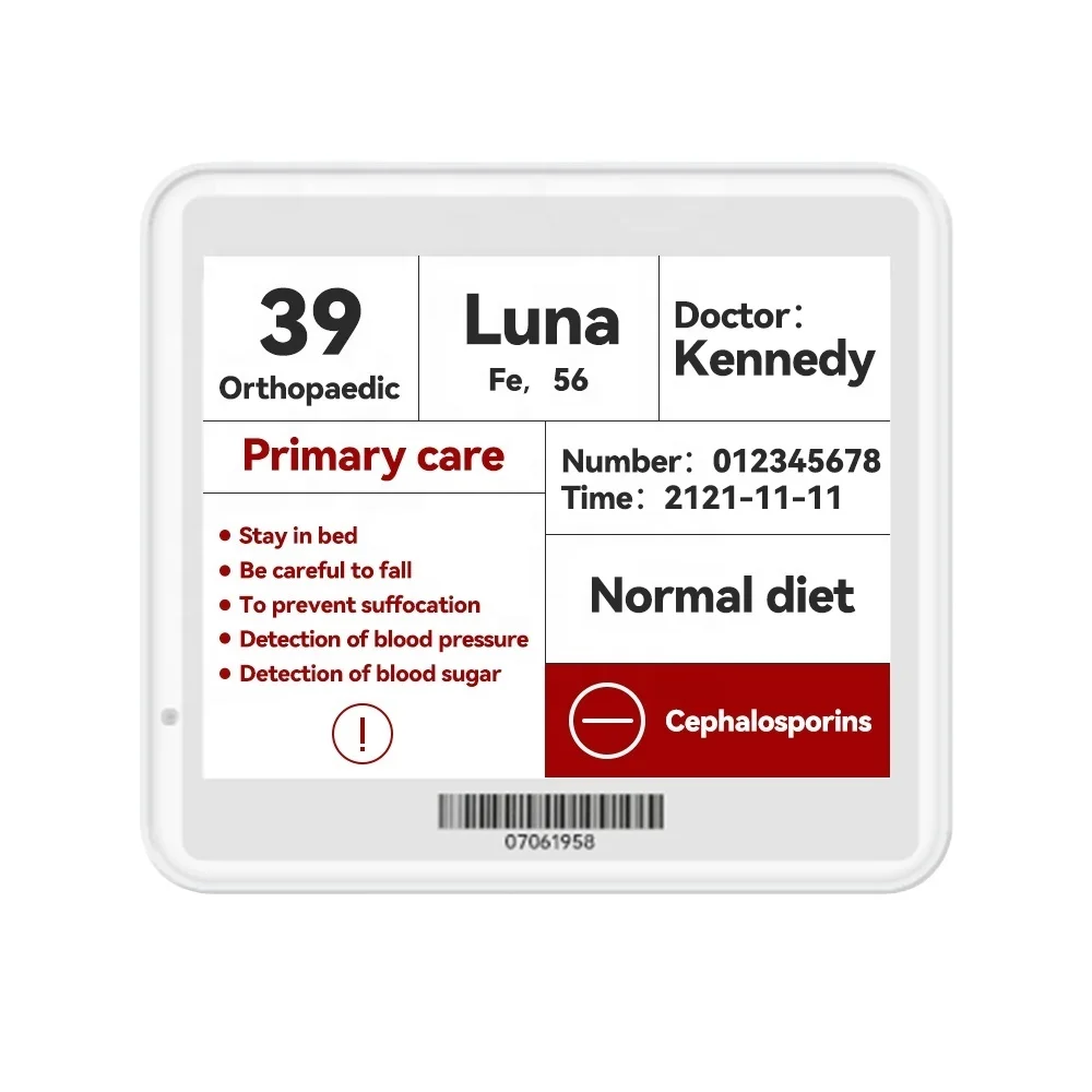 

SUNY 4.2 Inch Electronic Bed Foot E Ink Screen Display Card Esl Demo Kit