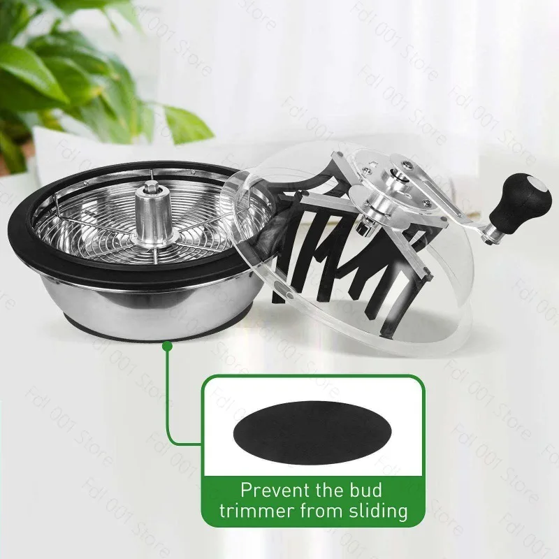 Leaf Bowl Twisted Spin Cut With Hand Drive Grass Trimmer Plant Herb And Flower view 2