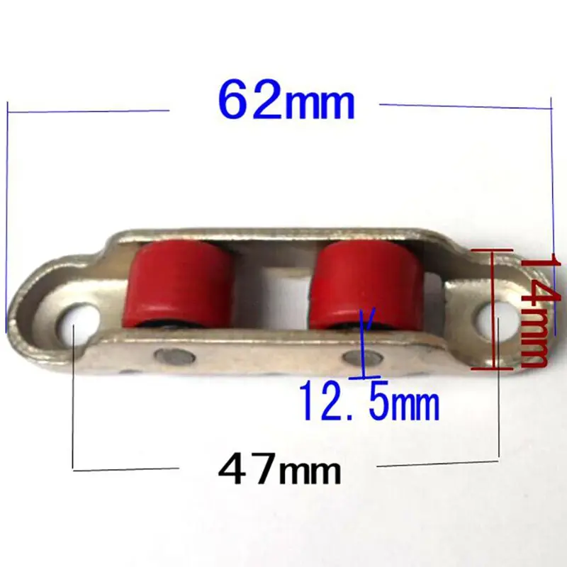 Plastic Steel Double- wheels Door Roller Pulley Moisture-resistant Sliding Doors Roller Balcony Bathroom Accessoriesп ролики
