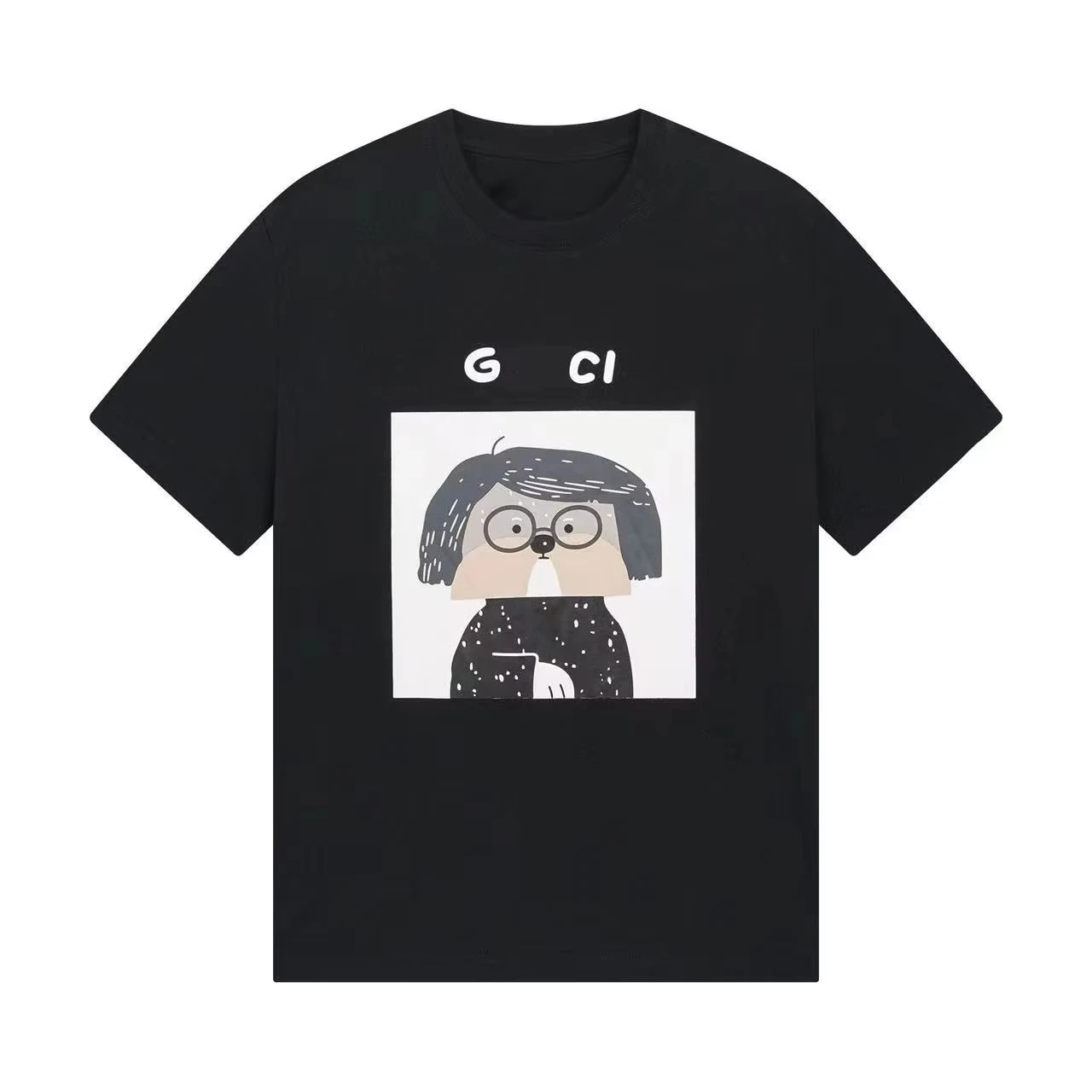 

Весенне-летняя новая футболка люксового бренда Y2k в уличном стиле, футболка с плоским принтом, повседневный спортивный топ, мужская и женская футболка