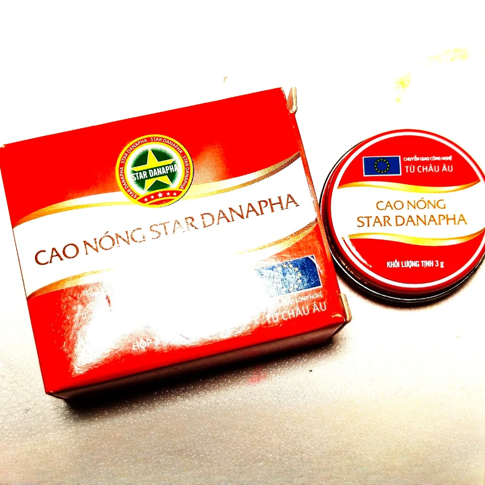 

6/12/24pcs Cao Nong Star Danapha 3g Vietnam Original Menthol Balm Refreshing Oil Wholesale