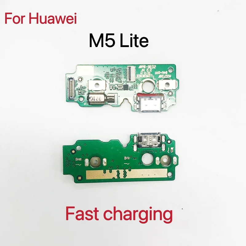 

USB Charging Dock Port Socket Jack Plug Connector Charge Board Flex Cable For Huawei M5 Lite BAH2-W09/AL10