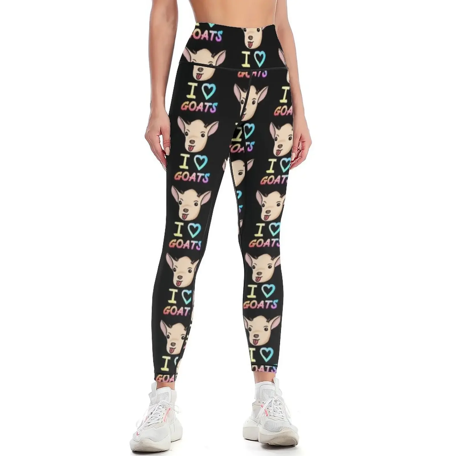 

Funny Goat I Love Goats for Goat Lovers Leggings joggers for Training pants Womens Leggings