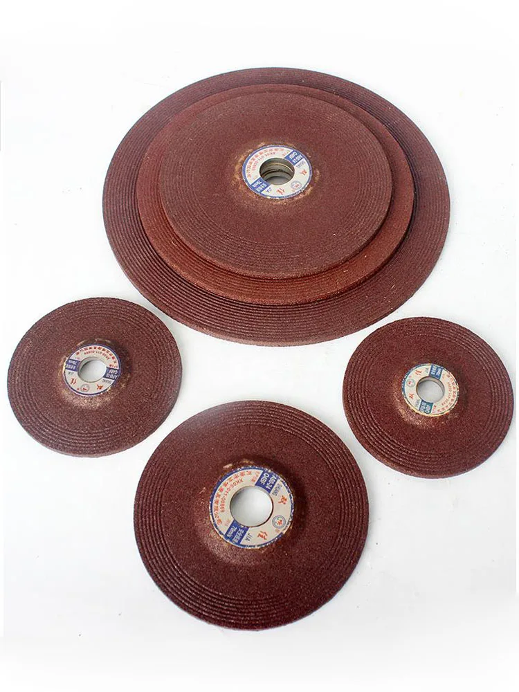 100 - 230mm Resin Angle Metal Grinding Polishing Wheel Sheet Disc Pad Single Double Net Cutting Solid Material Iron Drill Rotary