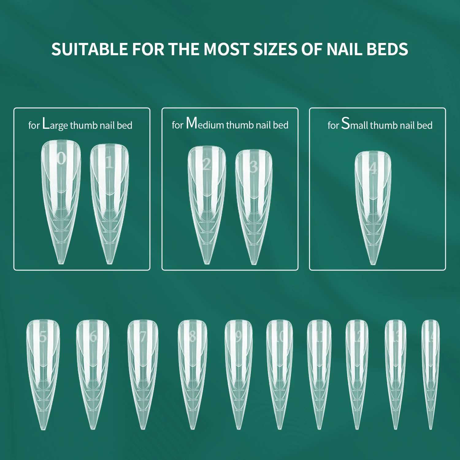 Nailpop 6in1 French Nail Dual Form 360pcs 6 Shapes Reusable Gel Nail Extension Molds Manicure Tool  DIY Nail Art Salon Creation