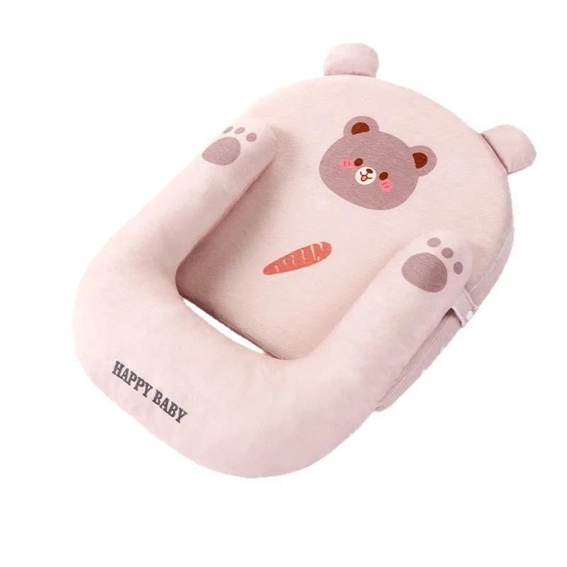 快適な赤ちゃんの寝姿勢授乳枕ポータブルハンドルロープ簡単な洗浄高弾性繊維インナー母親用