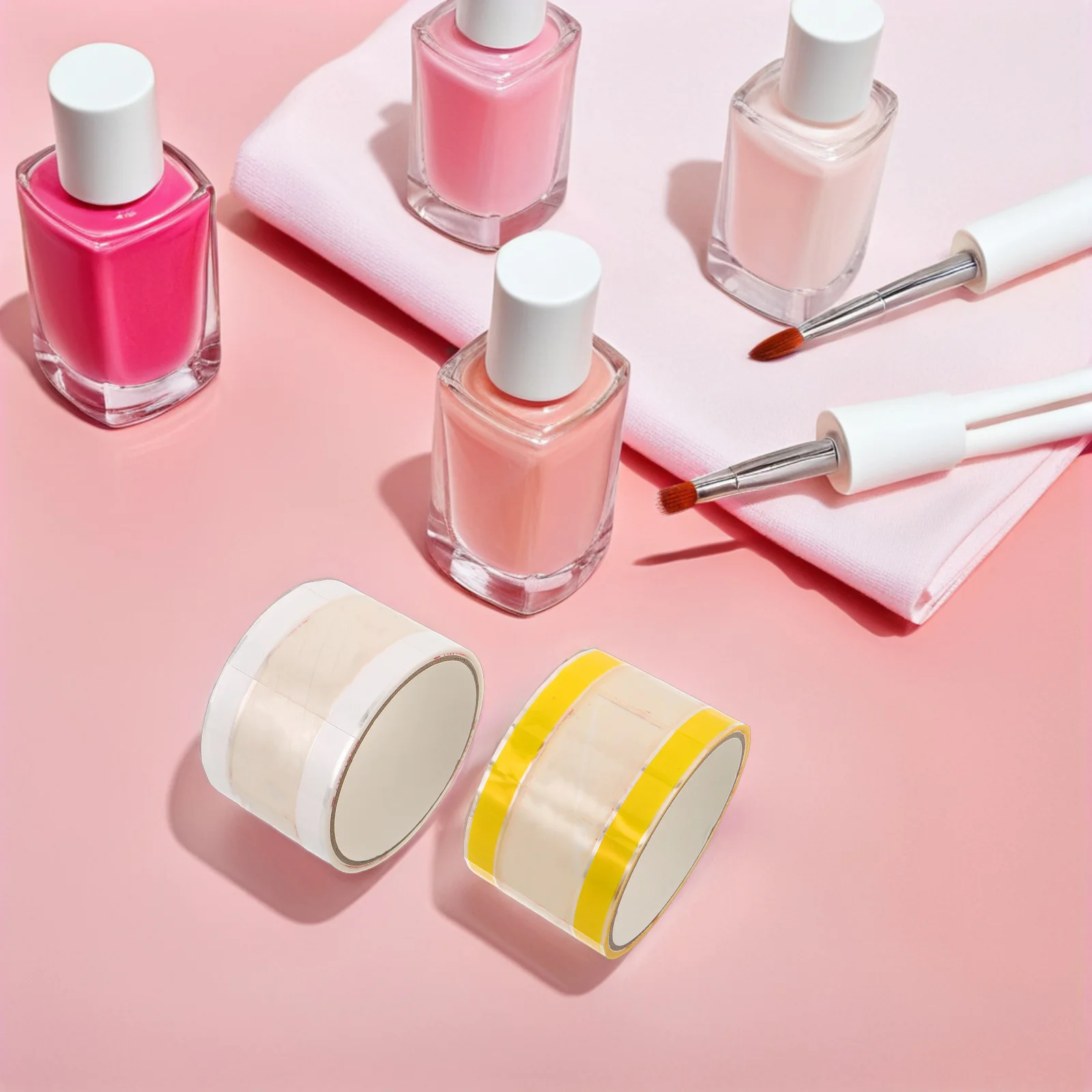 2Pcs Nagel Stamper Sauber Aufkleber Hygienische Einweg Nail art Stempel Muster Entfernung Band Einfach Peel Tragbare Maniküre Werkzeug Salon