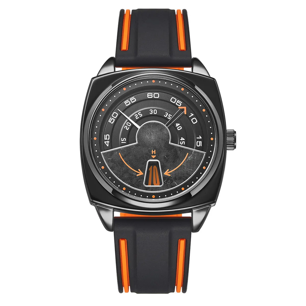 Men Women Waterproof Quartz Watch Silicone Rubber Strap Sport Wristwatch Trendy Luxury Unique Design Daily Wear Watch