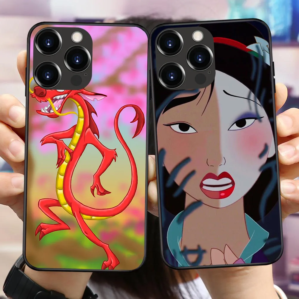 IT-57 Princess Mulan Soft Case For OPPO A54 A5S A7 A12 A12S A74 A95 F19 A8 A31 A9 A5 F11 Reno 3 A91 F15 A93