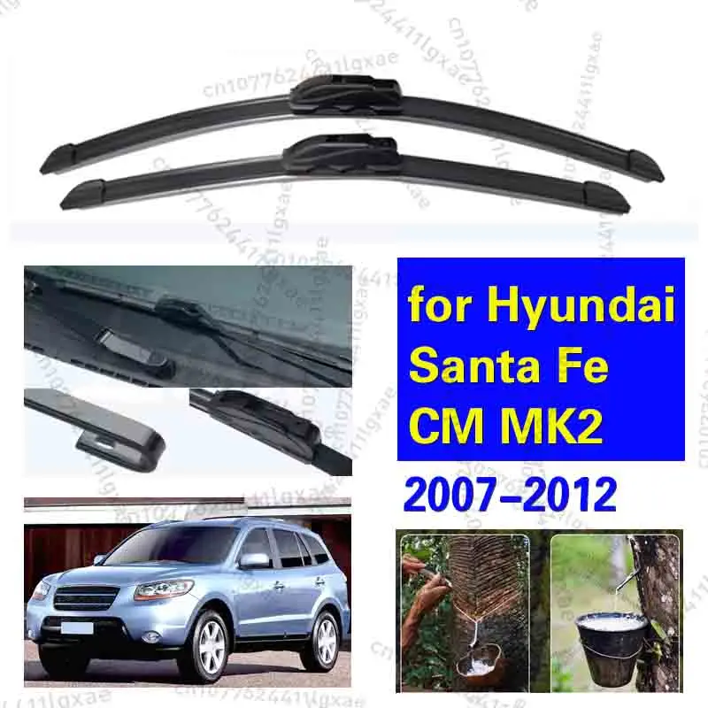

Автомобильный дворник для Hyundai Santa Fe CM MK2 2007-2012 24 "+ 18" передние щетки стеклоочистителя, щетки, резак, аксессуары 2008 2009 2010 2011 2012