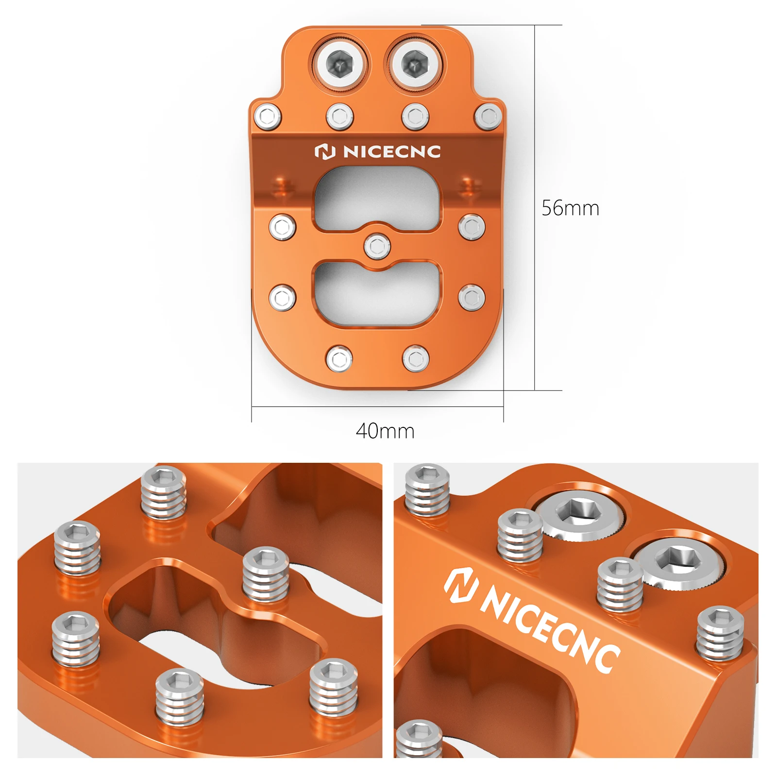 ل KTM 690 إندورو R SMCR 690 SMC R 2008-2024 المزدوج التحكم بدال فرامل خطوة تلميح Husqvarna 701 SM Supermoto إندورو 2016-2024