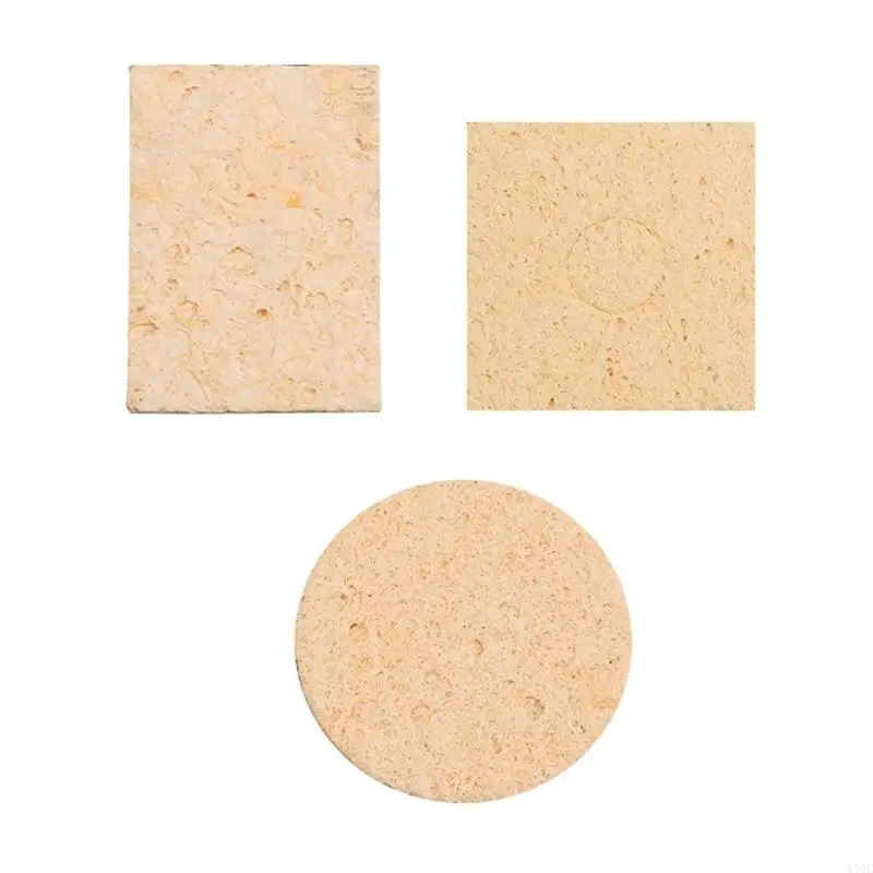 5pcs Lötchen Schwamm Ersatzlötendelte Eisen Spezielle Hochtemperaturschwamm Lötkolbenpolsterschwamm Y4qc