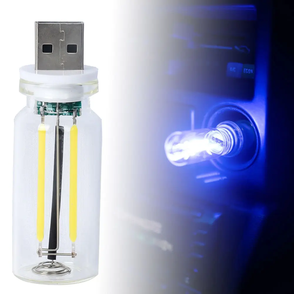 

Новая светодиодная лампа для ночного освещения, цветная СВЕТОДИОДНАЯ Лампа накаливания, ночное освещение, Usb Сенсорное управление, лампа для ретро автомобиля, Usb освещение