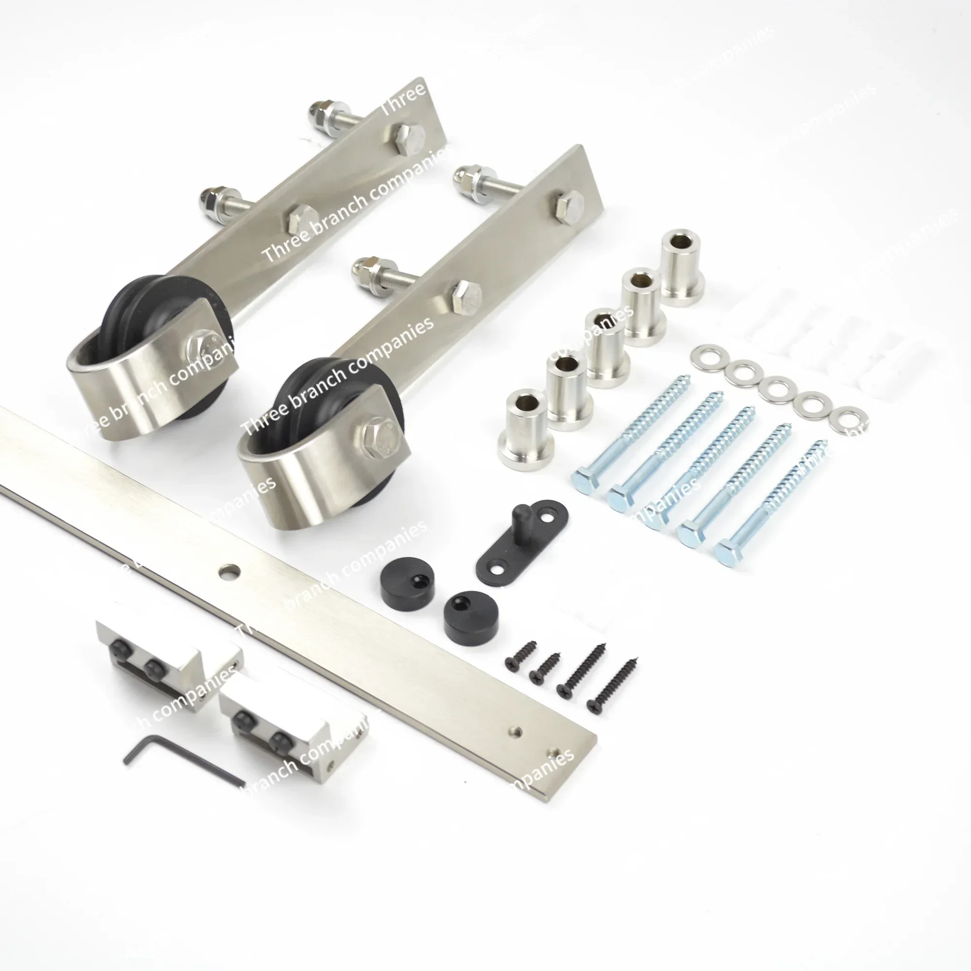 

Barn door rail rail 304 stainless steel, silent hardware accessories full set of sliding partition sliding door