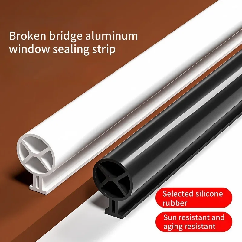 2-10M O Type Plastic Steel Door Window sealing strip Silicon Rubber Elastic Band Draft Stopper for door gap seal Window hardware