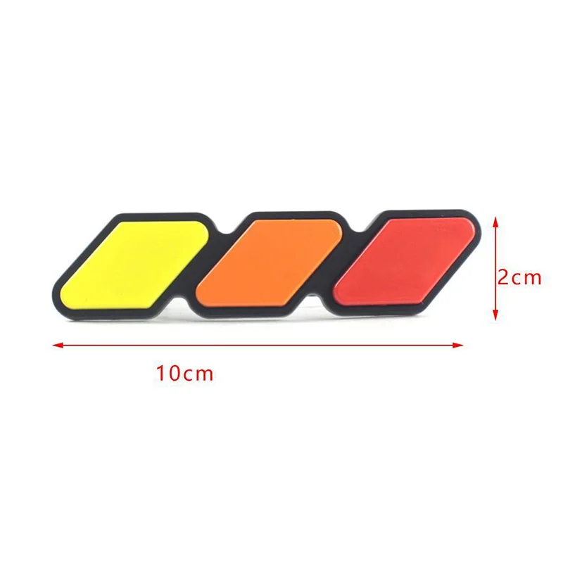 3 Colors Grille Badge Emblem For Toyota Tacoma Tundra 4Runner TRD Highlande Rav4 CHR Strip Air Inlet Auto Car Accessories