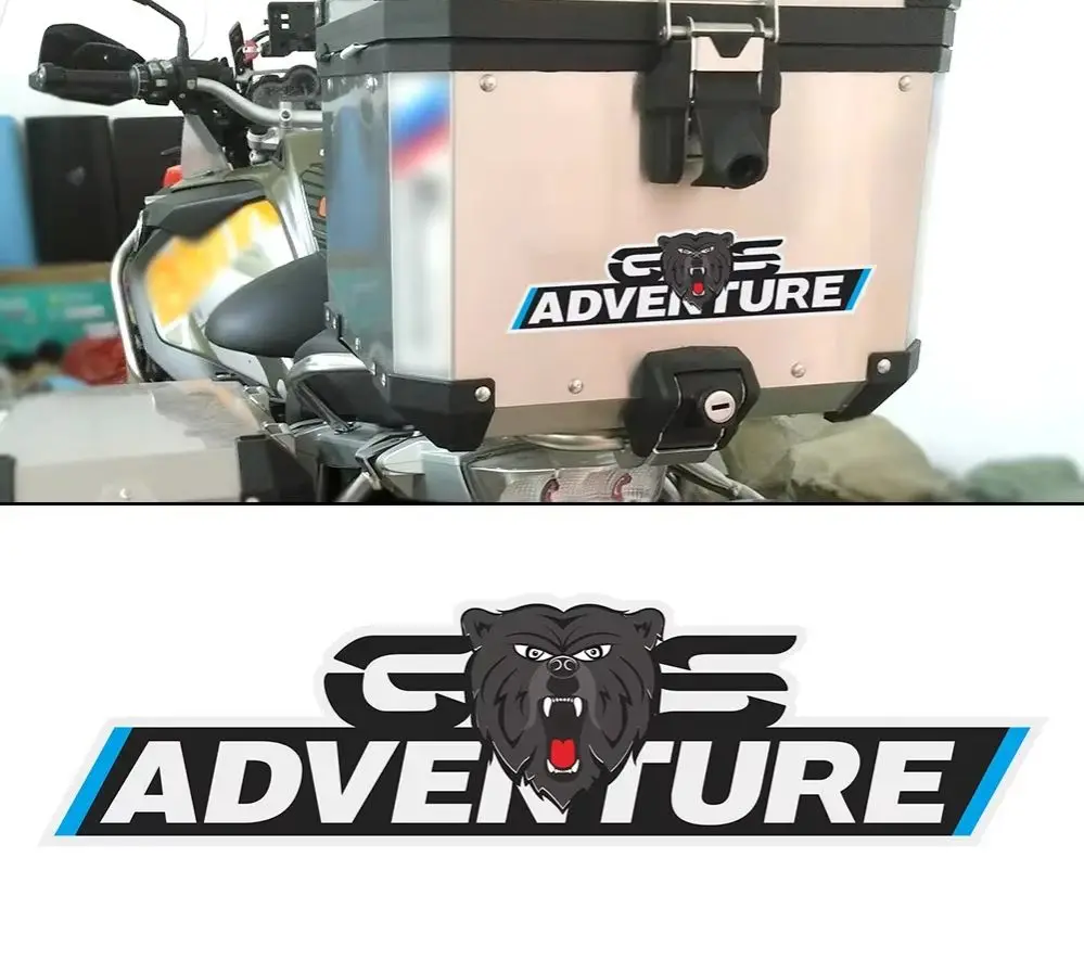 For BMW R1250GS R1250 1250 R GSA GS HP 2019 2020 Trunk Motorcycle Top Side cases panniers Luggage Aluminium Stickers Adventure