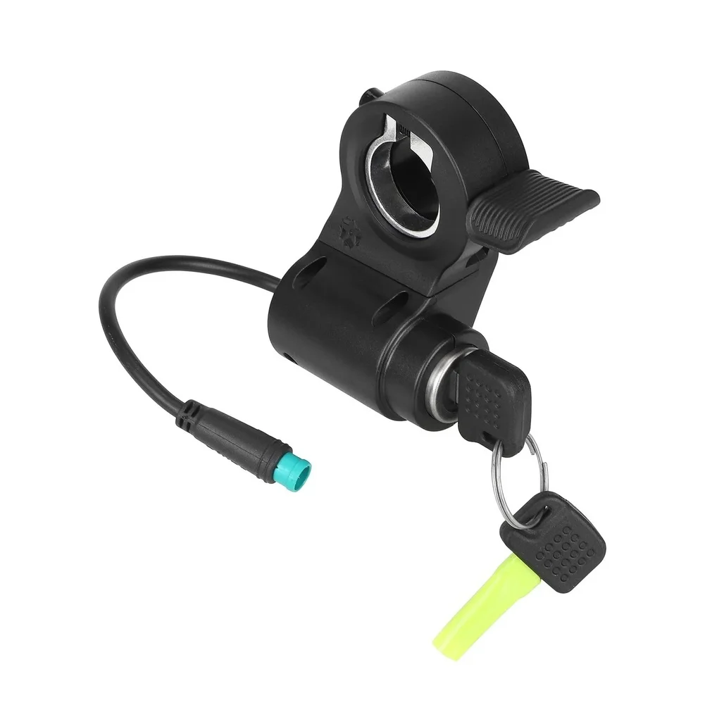 Throttle Lock With Key For Kukirin G2 Pro Electric Scooter Acceleration Switch Security Anti Theft Accessory Black ABS