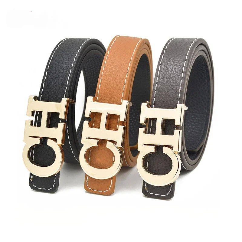 Hebilla de cinturón con alfabeto duradero, versátil, Simple, opcional, multicolor, de alta calidad, estilo clásico de moda, cinturón Unisex