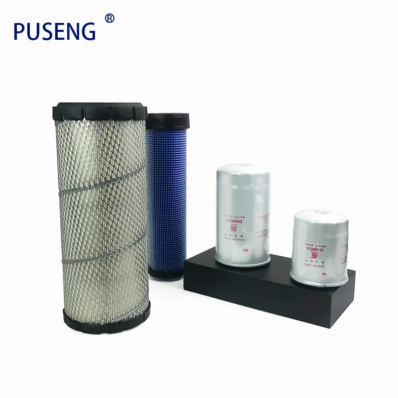 

Excavator accessories Liu Gong lg906e engine oil diesel air filter element oil water separator hydraulic filter maintenance