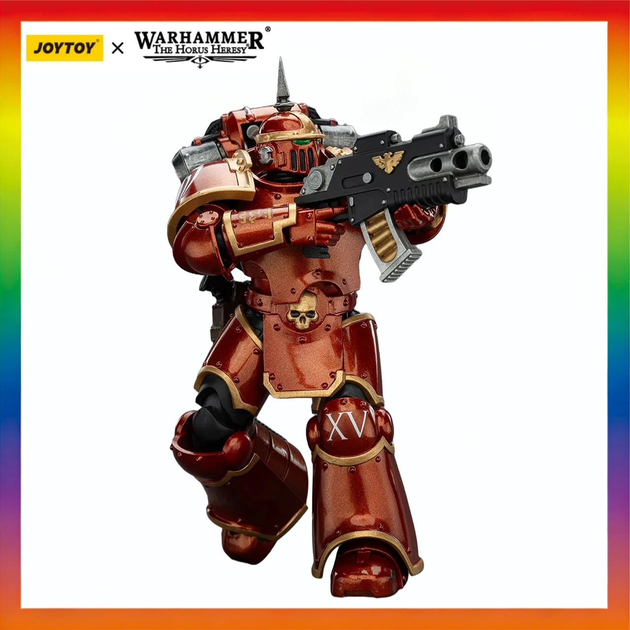 

Оригинальная фигурка JOYTOY Warhammer 40K Thousand Sons MK III Тактический Легионер, масштаб 1/18, коллекционная модель, подарок для мальчика