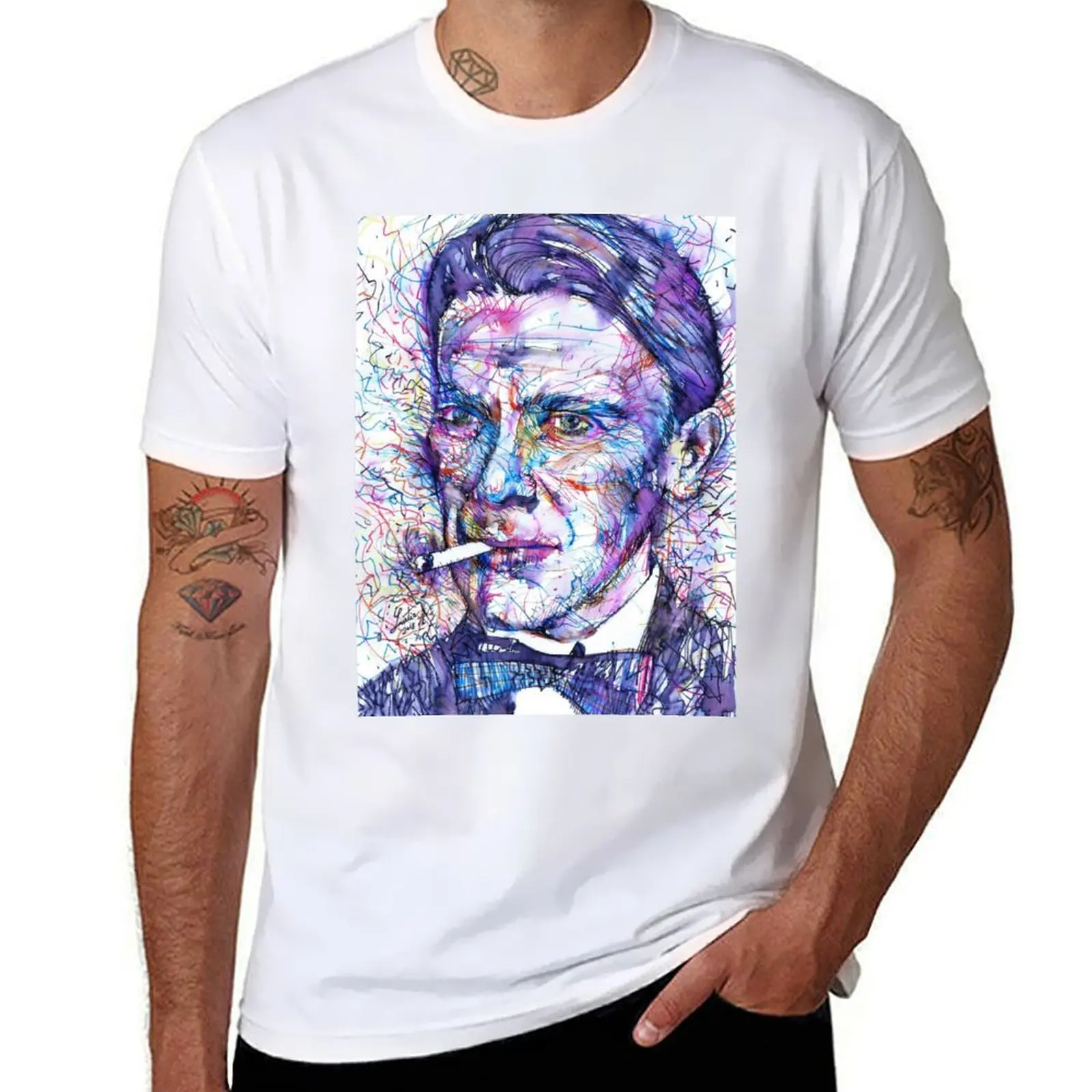 

MIKHAIL BULGAKOV - watercolor portrait.2 T-Shirt man t shirts graphic mens graphic t shirts anime tshirt T-Shirt