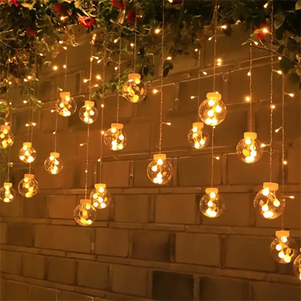 

1 шт., 12 шариковых теплых белых желающих глобусов, на батарейках (Excl), используется для спальни, гостиной, свадебного и вечеринки