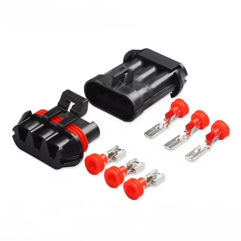 

Delphi 3 Pin Way Waterproof Buick Blower Plug Auto Cooler Fan Connector DJ70382A-6.3-21/11 Male Female Socket 12124686 12124685