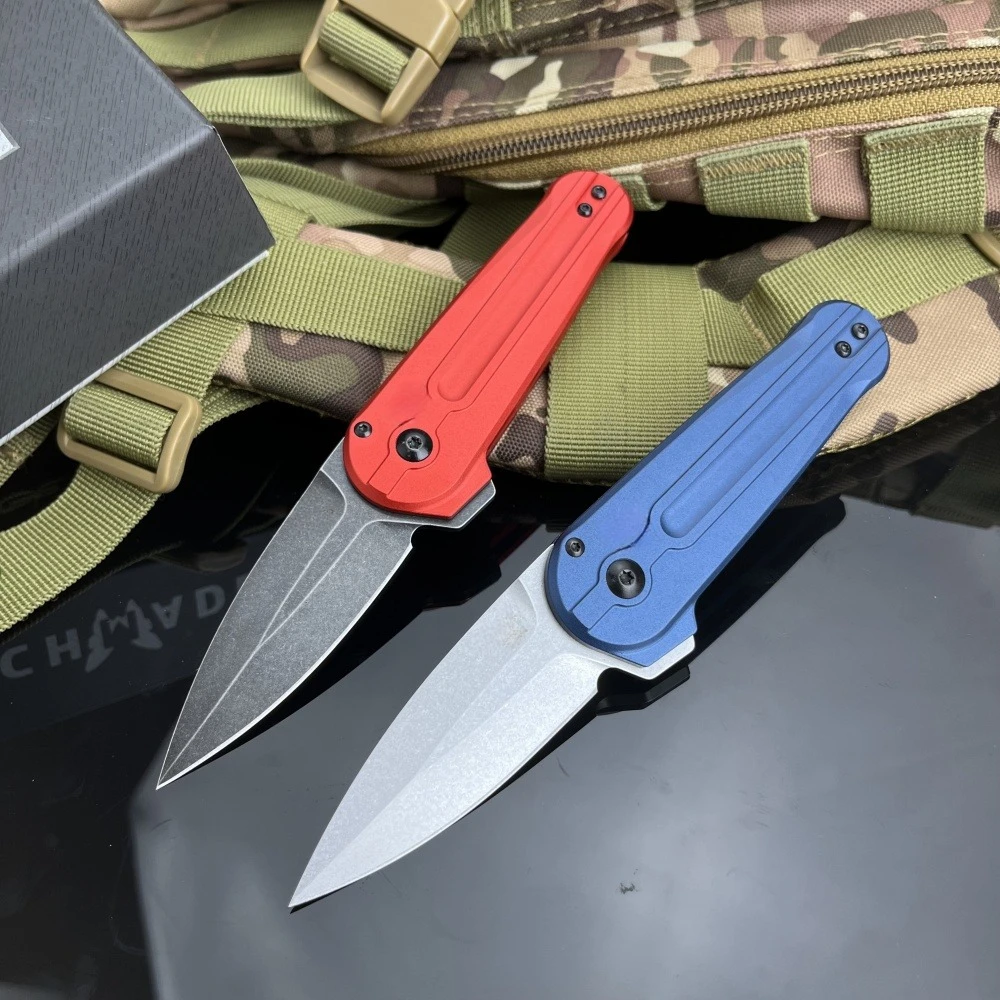 

BM 491 Pocket Folding Knife Sharp D2 Blade Aluminum Handle Outdoor Portable Fruit Camping Knife EDC Survival Hunting Tool
