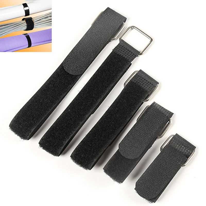 10 Stück/Wiederverwendbares Nylon-Klettband, Kabelmanager, selbstklebendes, farbiges Klettband zur Kabelbinderung